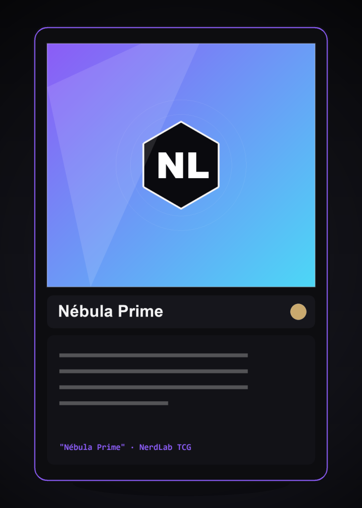 Carta TCG · Nébula Prime